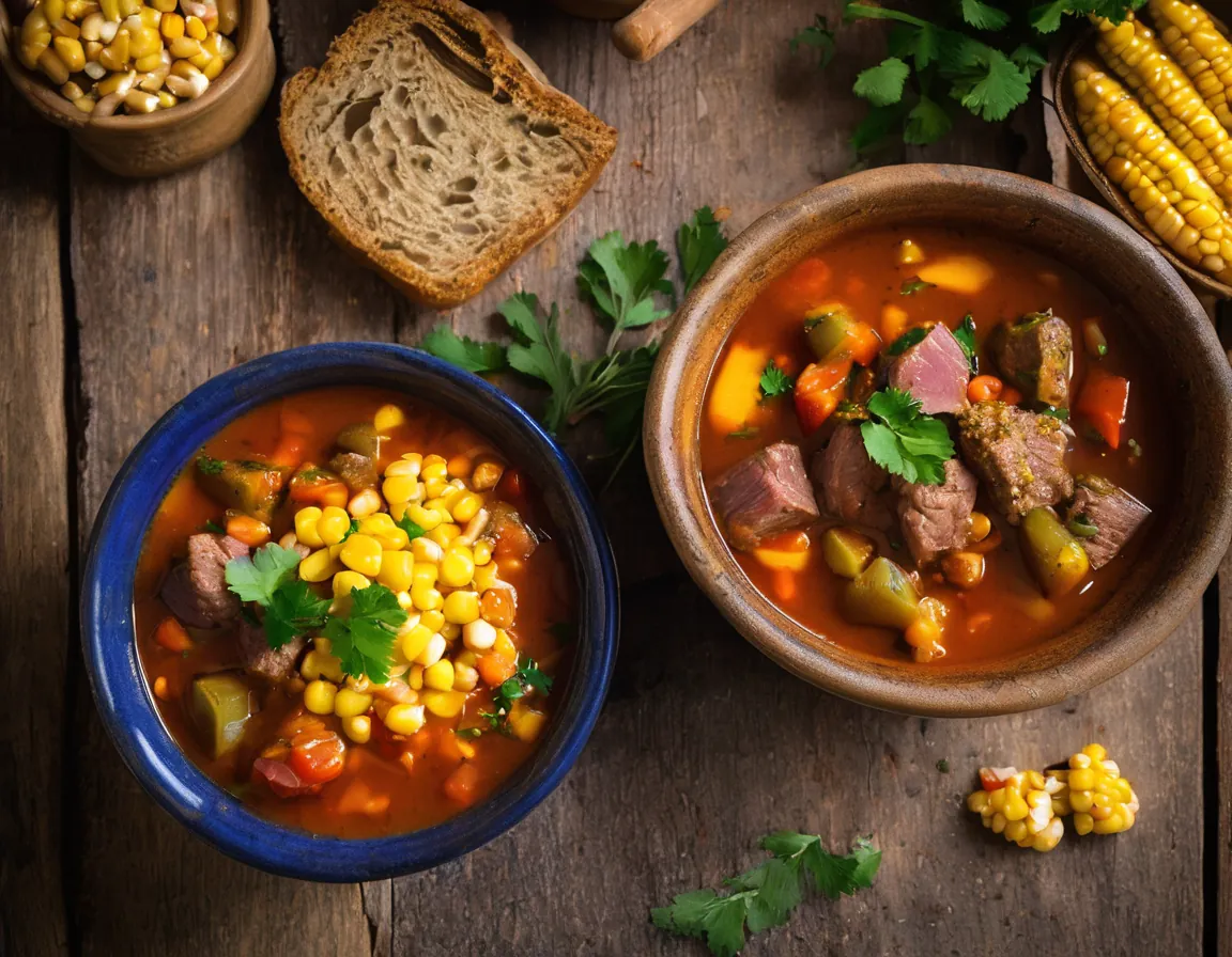Guiso de Cordero con Maíz y Verduras