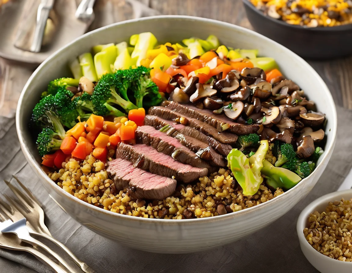 Estofado de Ternera con Setas y Alcachofas