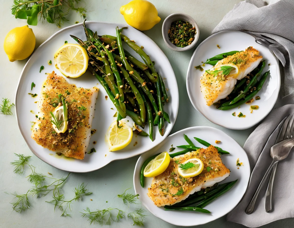 Bacalao con Judías Verdes al Ajillo