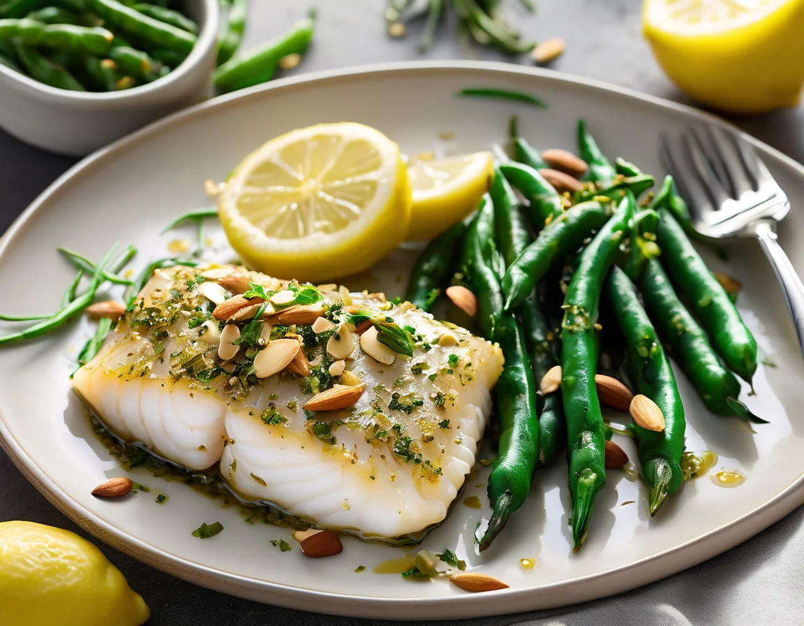Bacalao con Judías Verdes al Estilo Mediterráneo