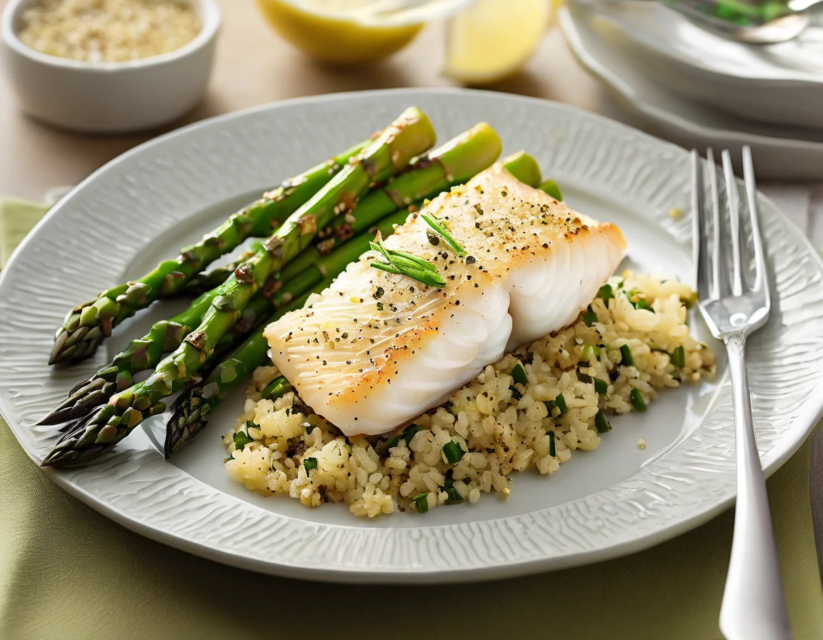 Bacalao con Espárragos a la Andaluza