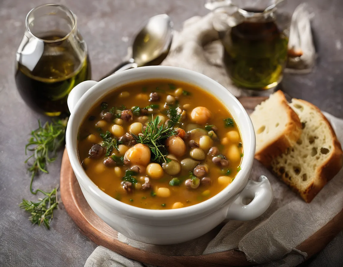 Lentejas Estofadas con Verduras al Estilo Mediterráneo