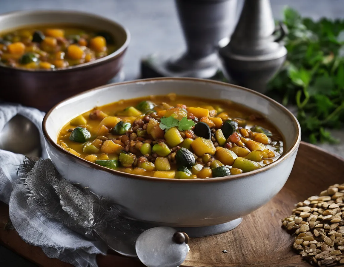 Lentejas Suaves con Calabacín y Zanahoria