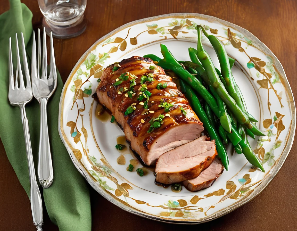 Lomo de Cerdo con Judías Verdes al Ajillo