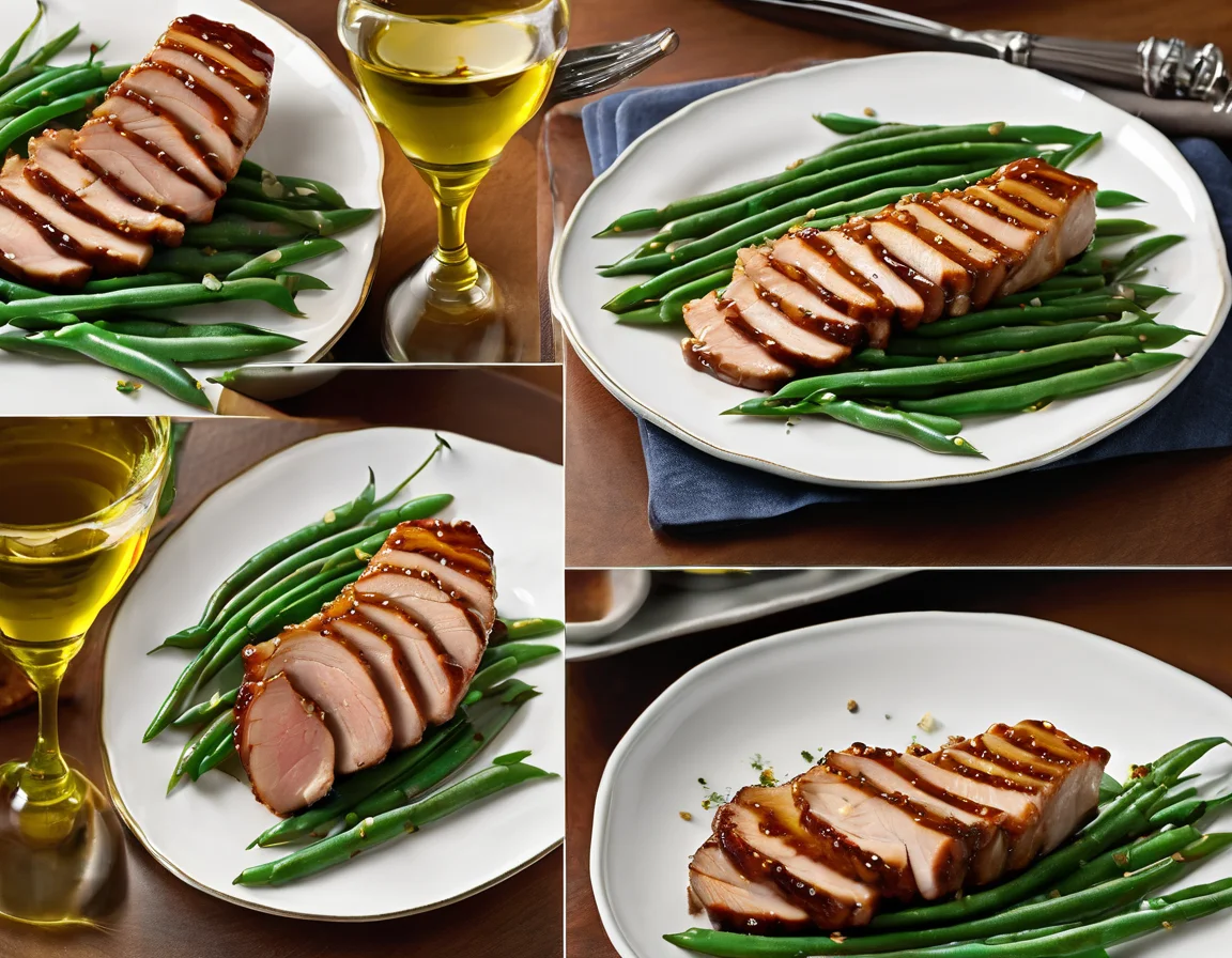 Lomo de Cerdo con Judías Verdes al Romero y Limón