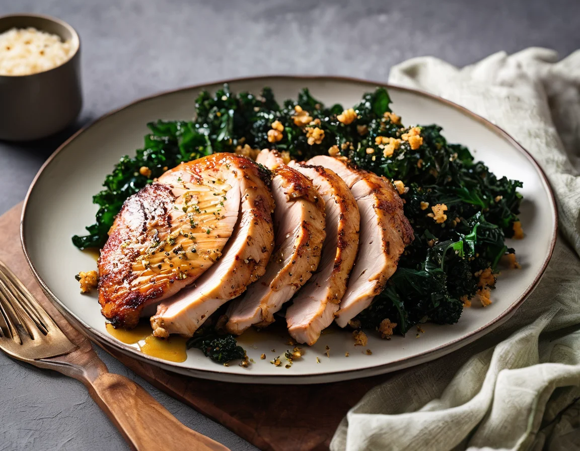 Pavo con Kale a la Española
