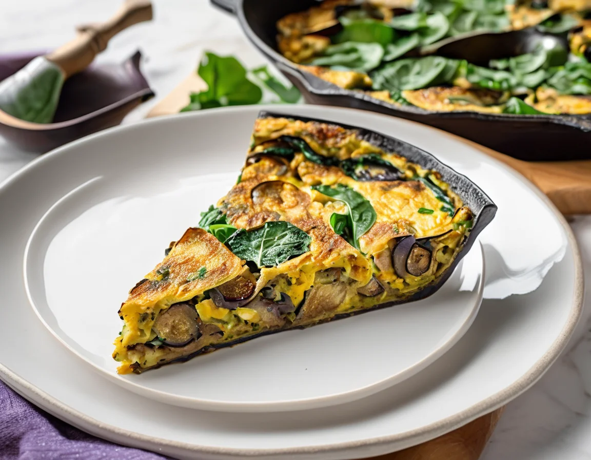 Frittata de Berenjena al Estilo Mediterráneo