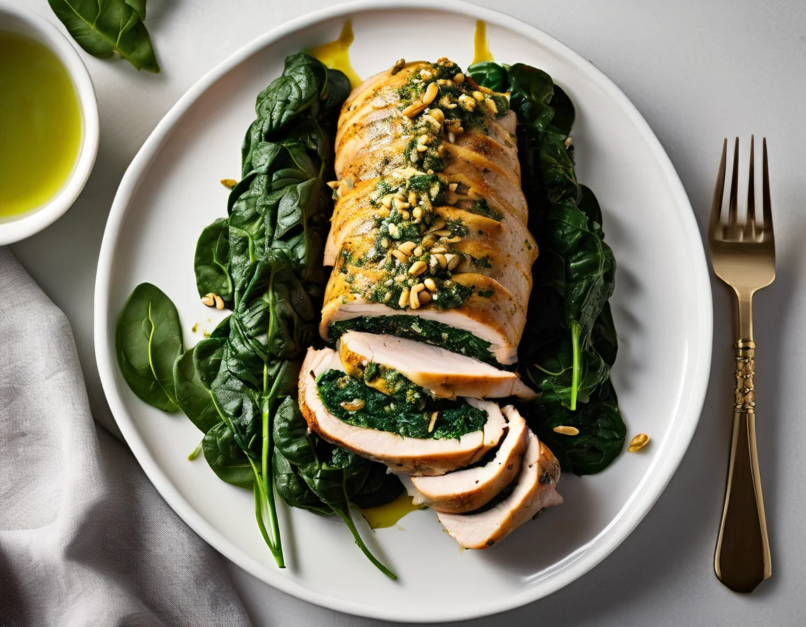 Pavo Mediterráneo con Espinacas y Quinoa