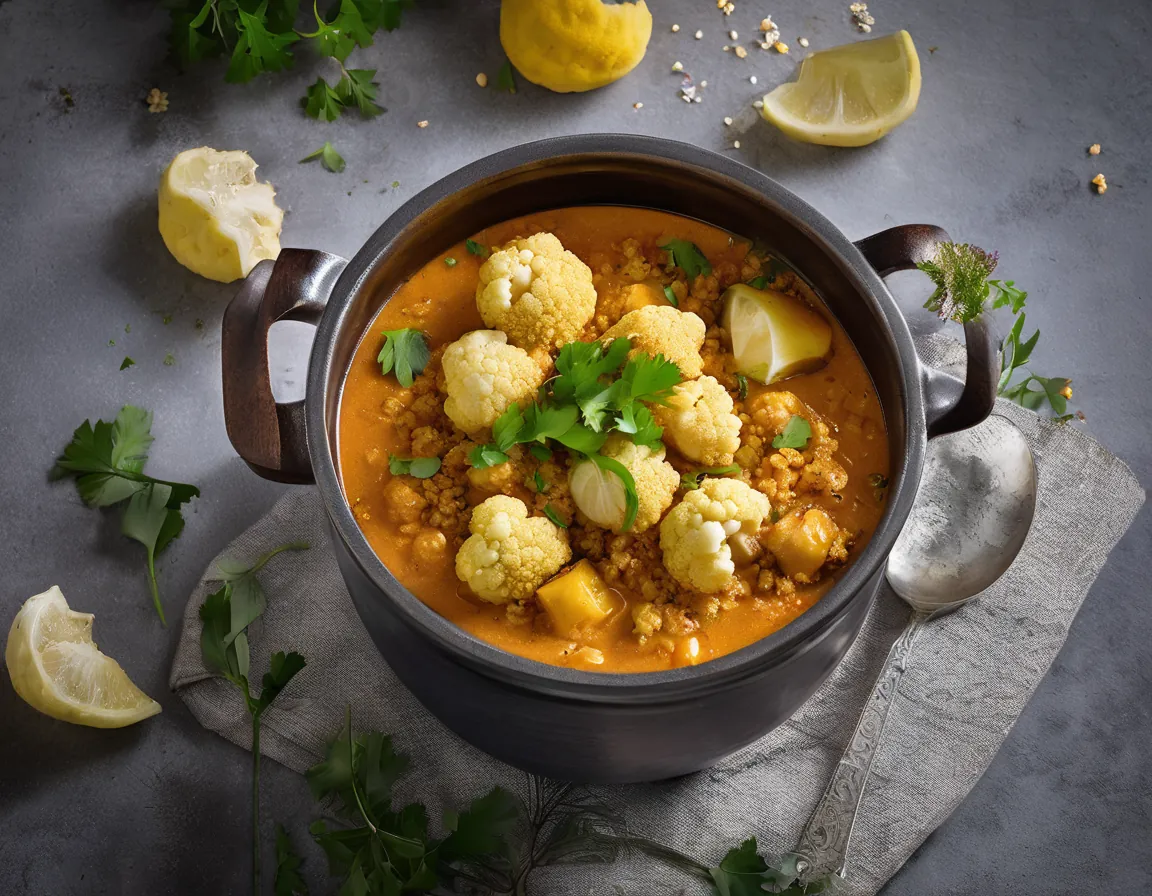 Moqueca de Coliflor con Quinoa