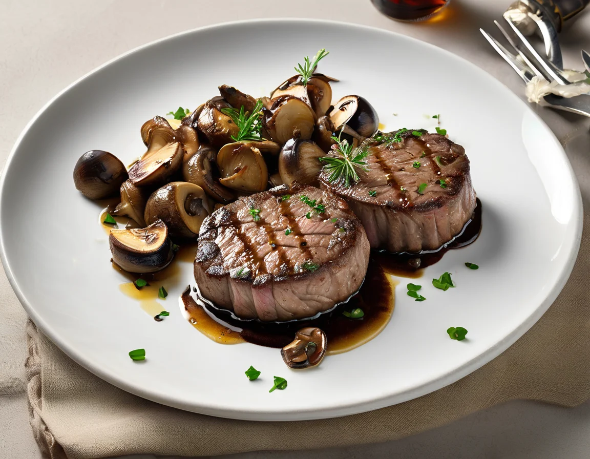 Estofado de Ternera con Setas al Jerez