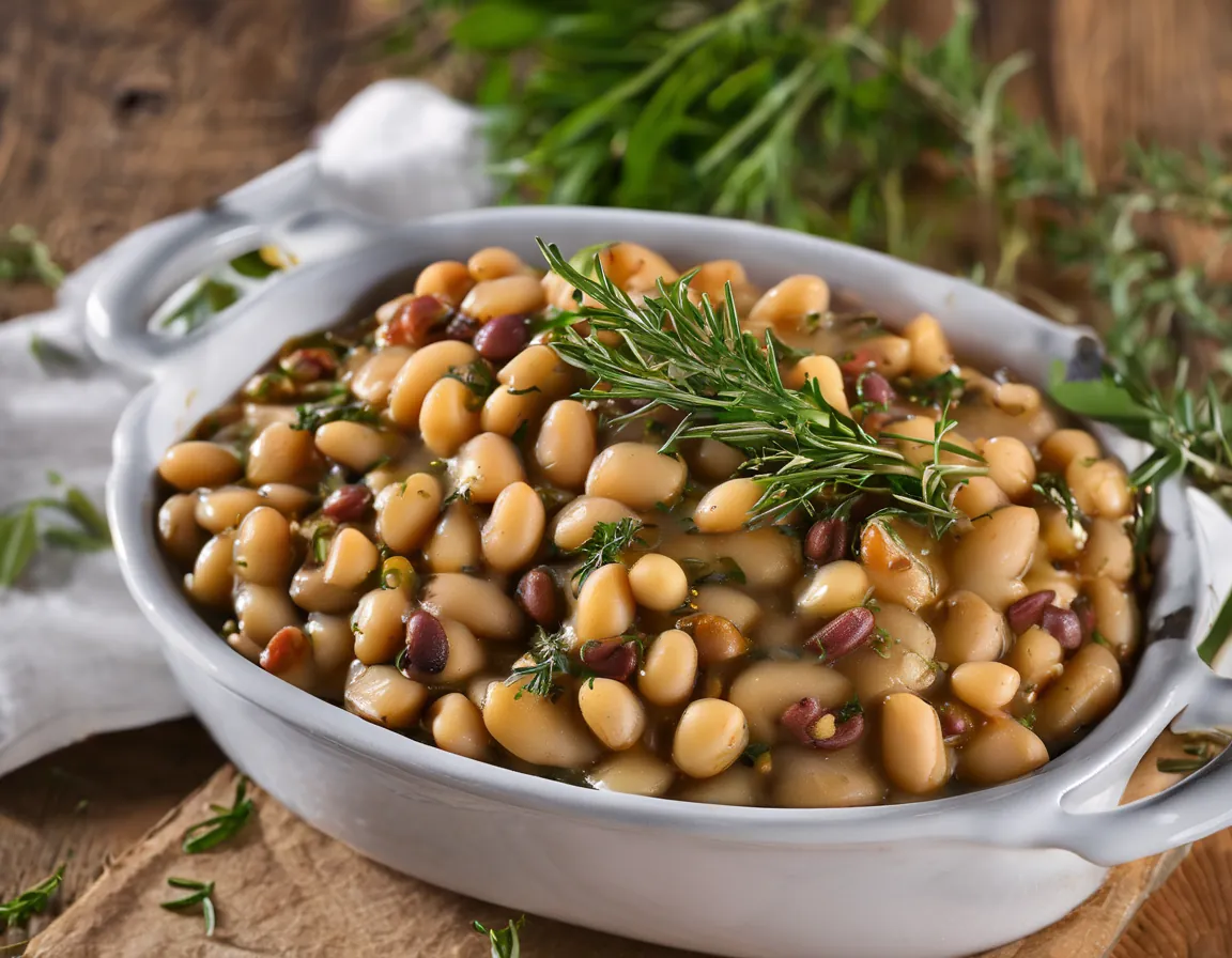 Papa al Horno con Frijoles y Romero - Receta Saludable para Hipercolesterolemia