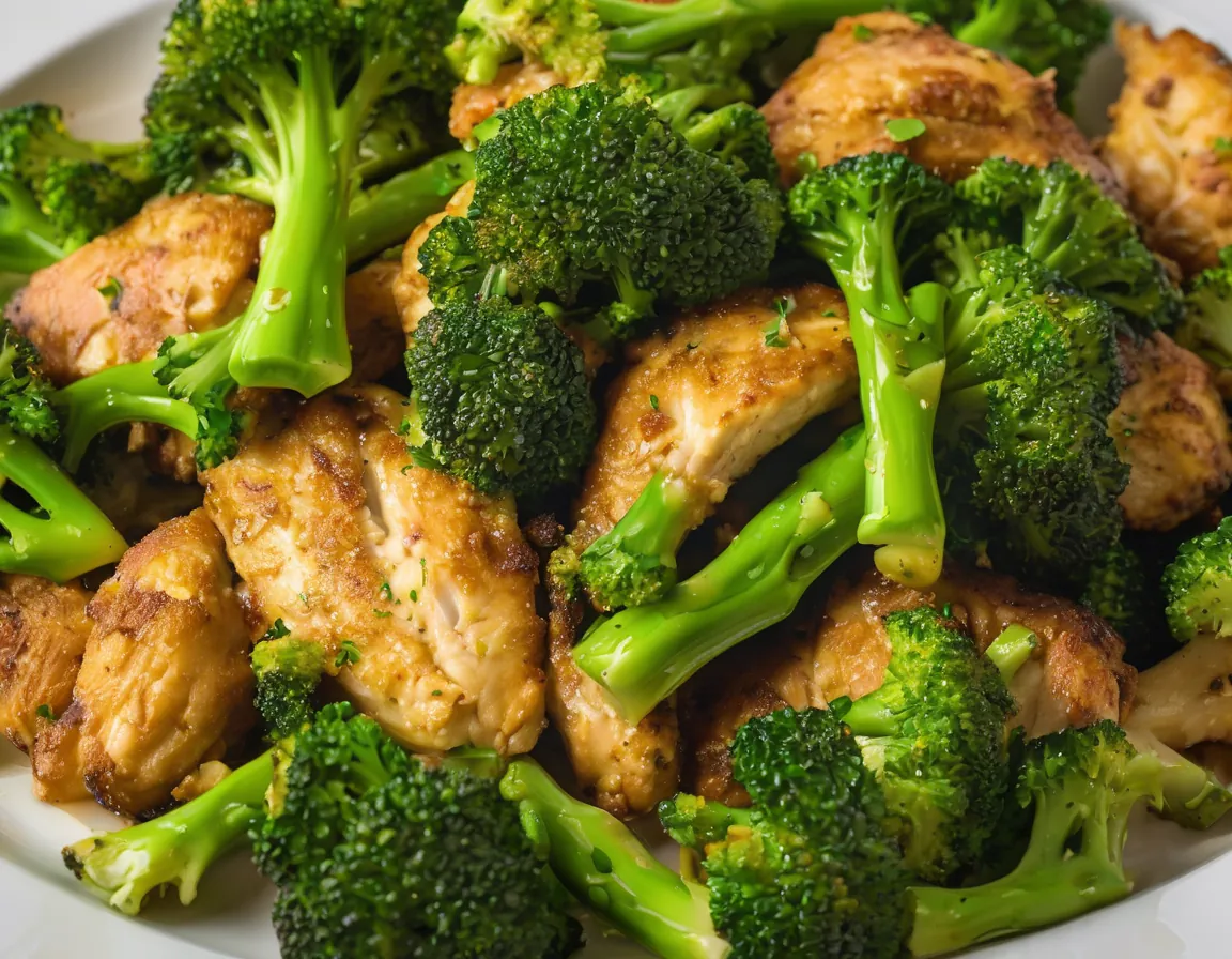 Pollo al Limón con Brócoli al Vapor - Receta DASH