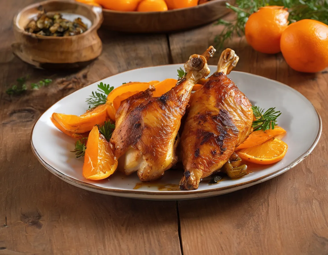 Pollo con Zanahorias Asadas al Estilo Latino