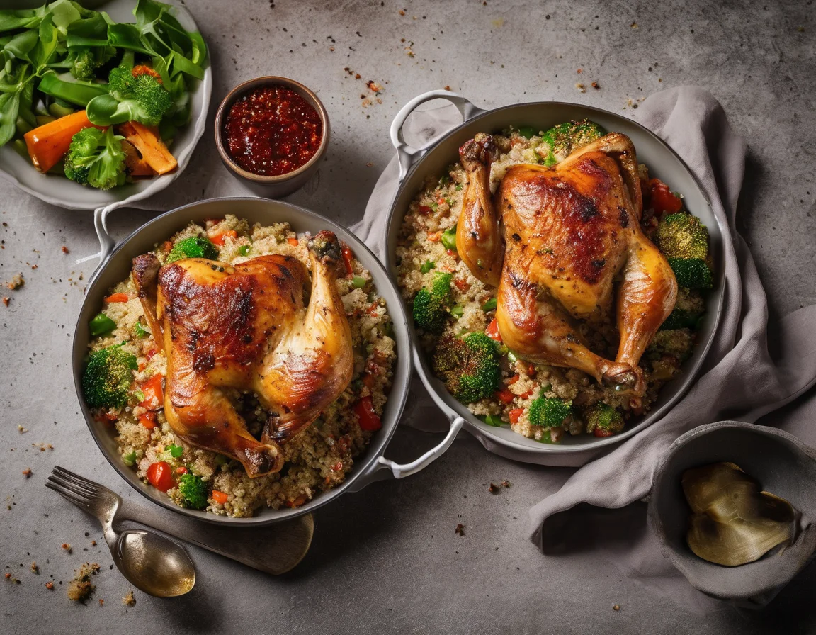Pollo al Horno con Verduras y Quinoa