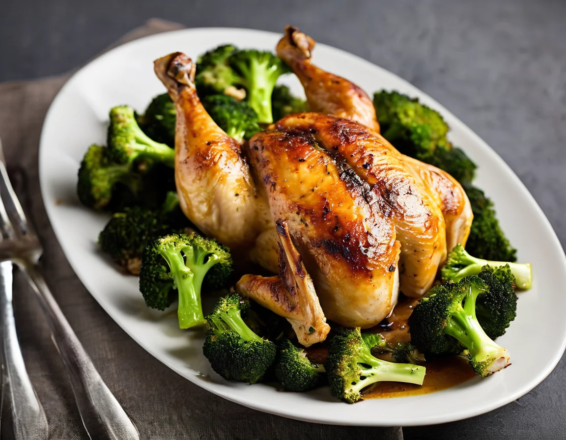 Pollo y Brócoli Asado a la Canadiense
