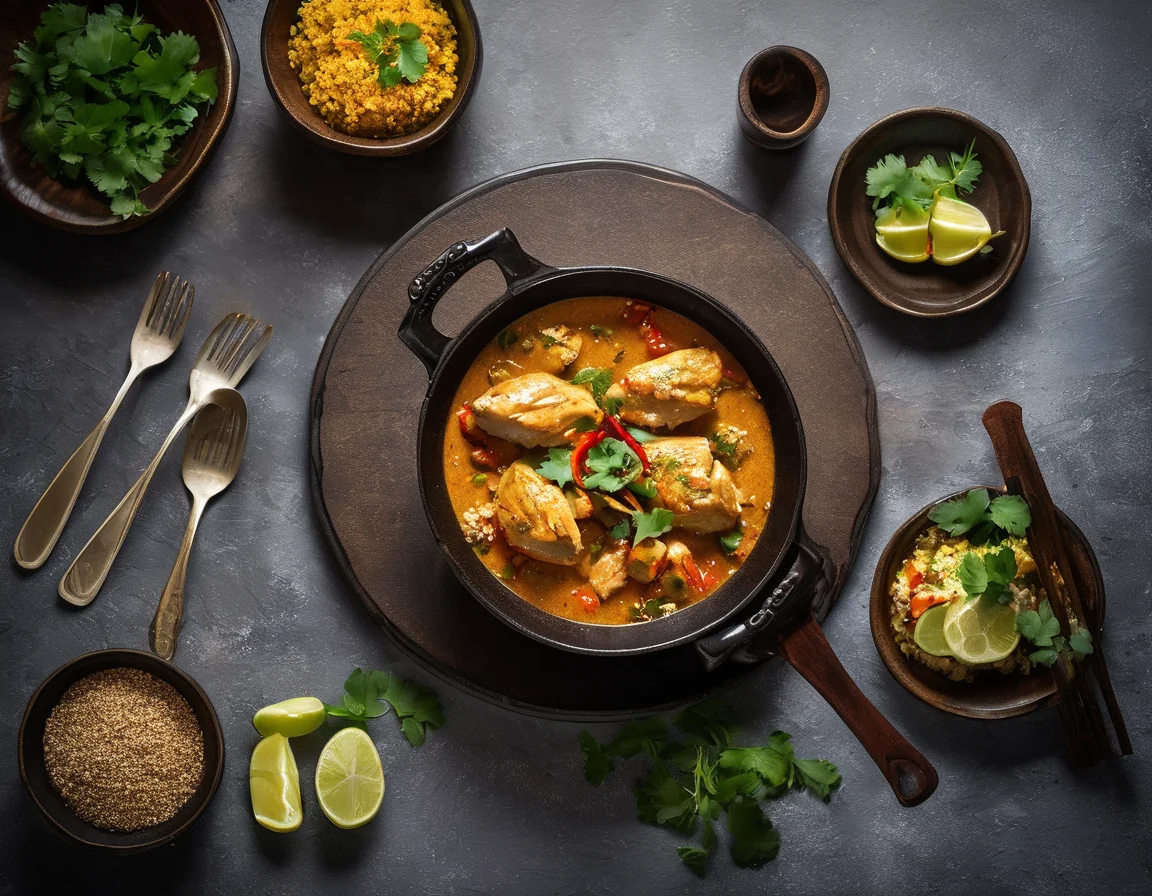 Moqueca de Pollo y Pescado con Quinoa
