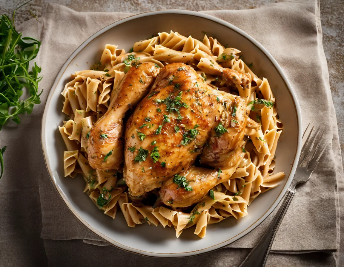 Pollo con Pasta Integral al Estilo Latino
