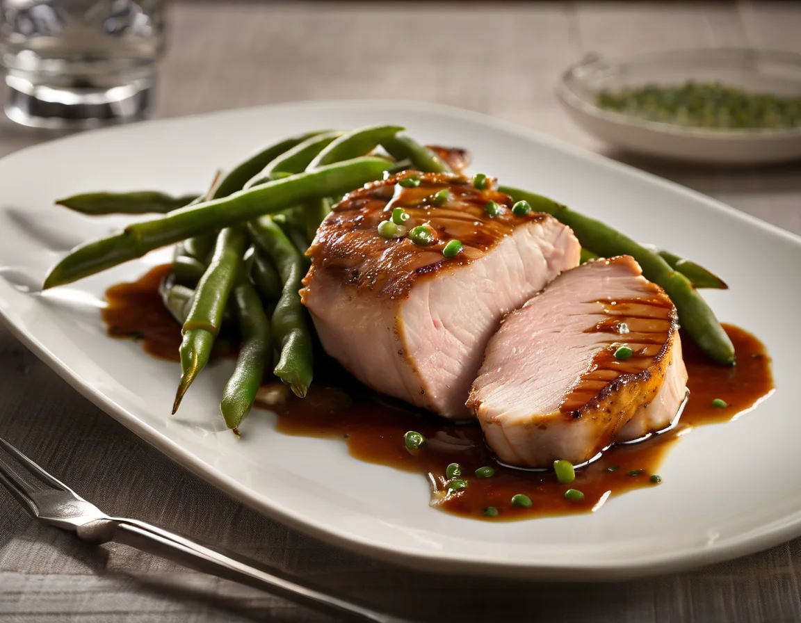 Lomo de Cerdo con Judías Verdes a la Española