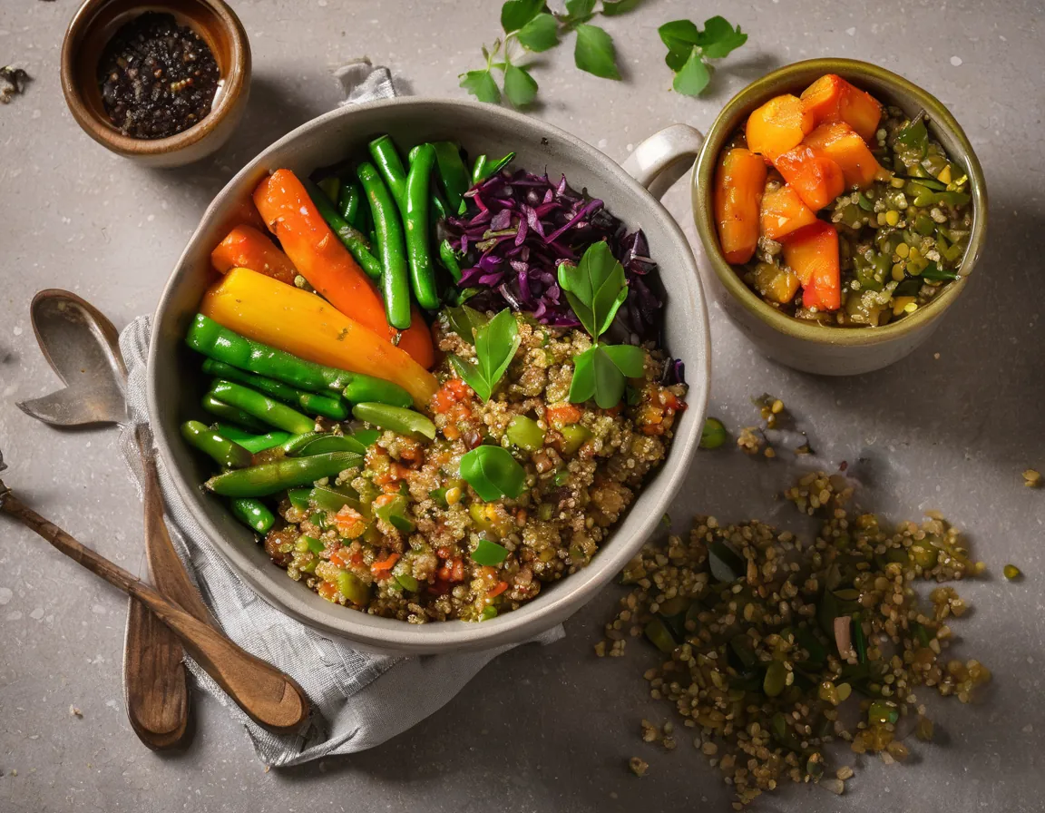 Quinoa Mediterránea con Verduras Asadas
