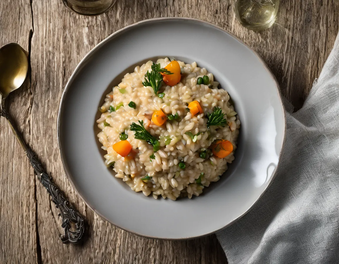 Risotto Integral con Verduras y Semillas para la Digestión