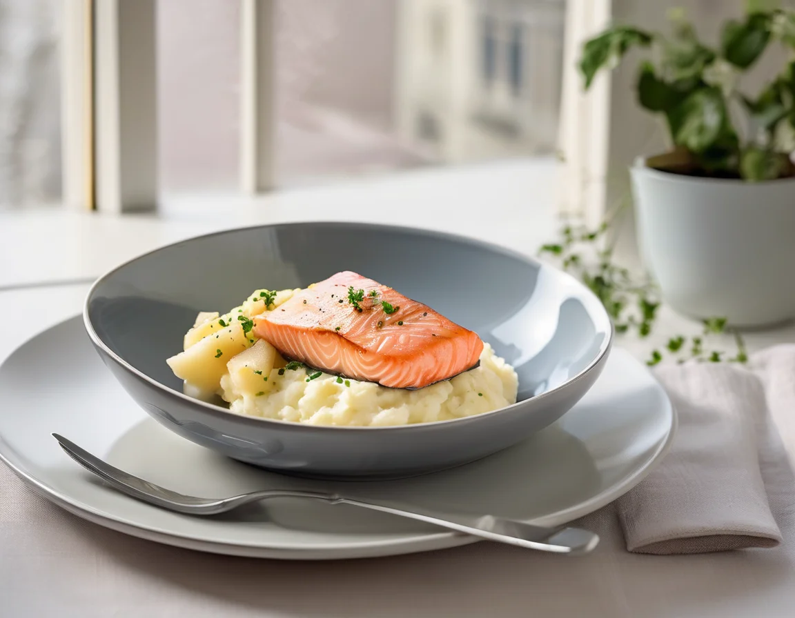 Desayuno Latino de Salmón y Papa para EII