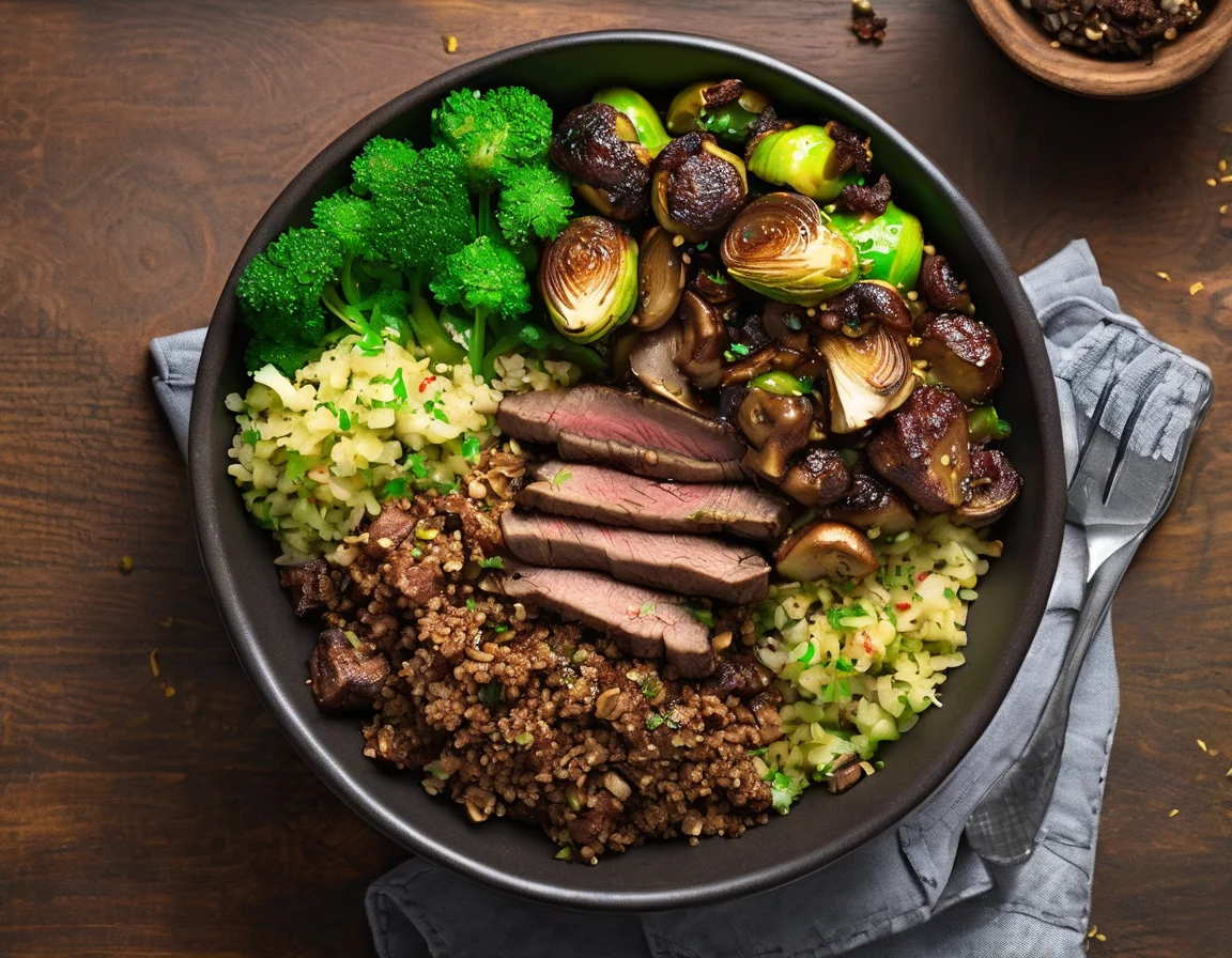 Estofado de Ternera con Setas y Garbanzos