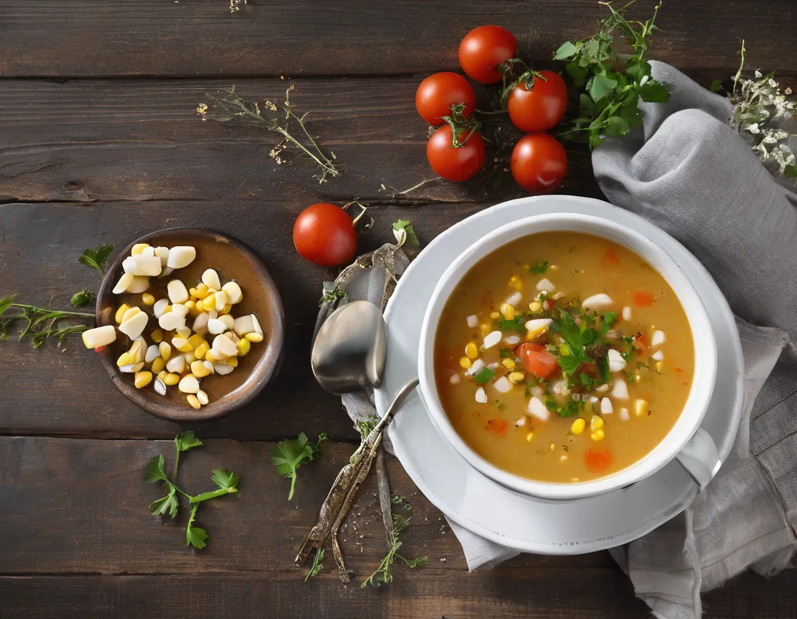 Sopa de maíz canadiense adaptada a la dieta Low-FODMAP