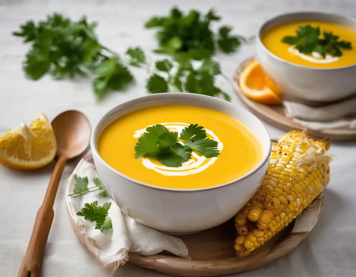 Sopa de Maíz Cremosa y Suave