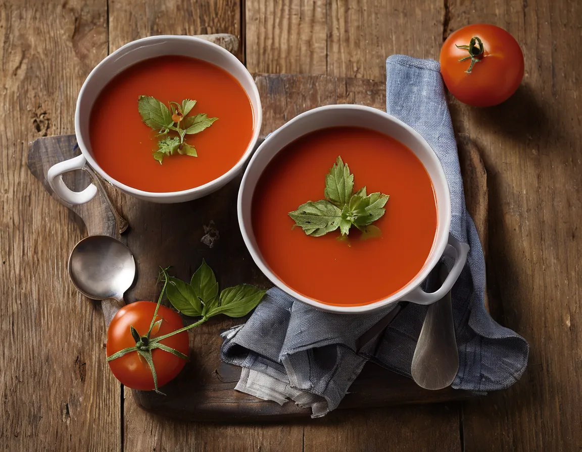Sopa de tomate canadiense baja en fructosa