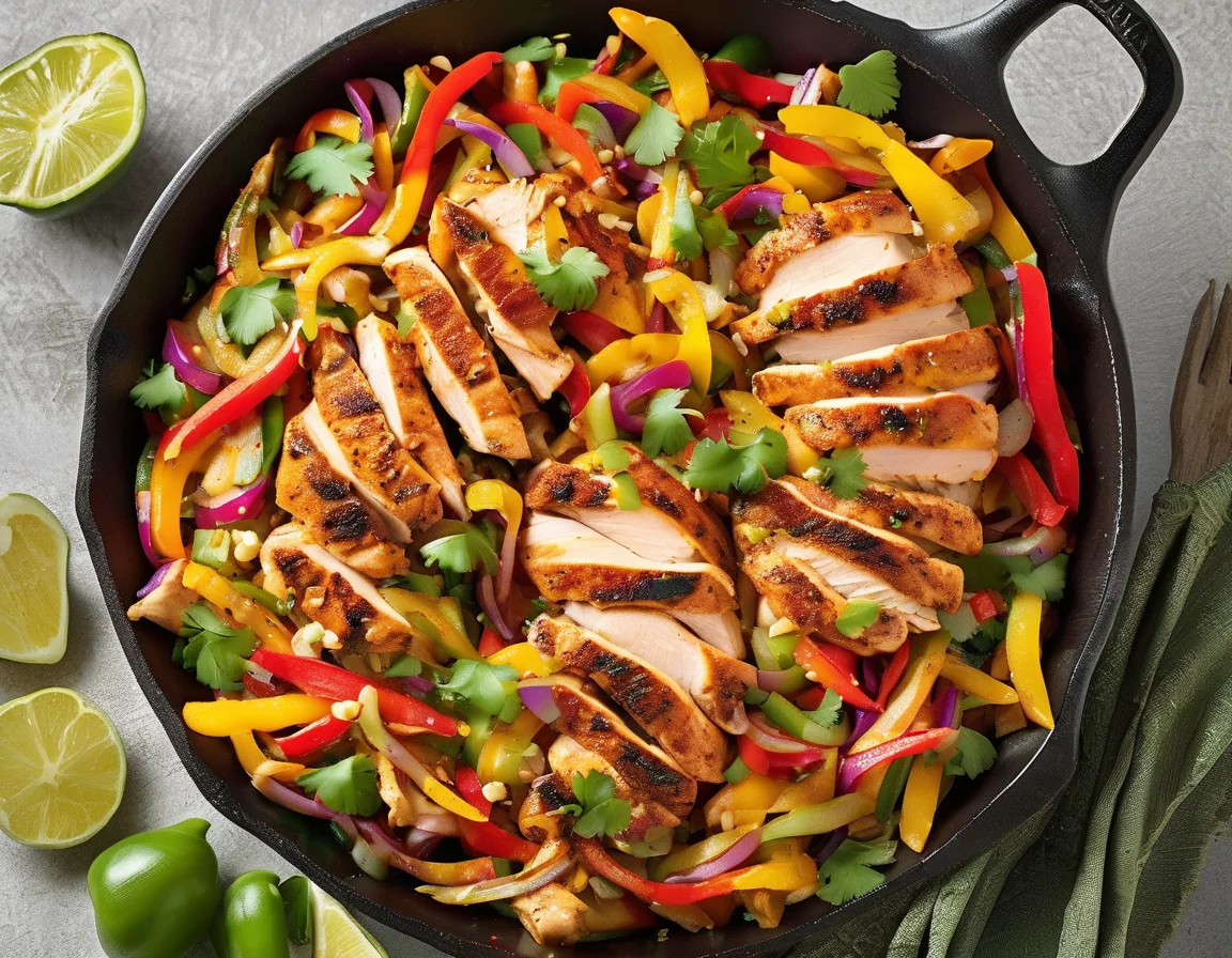 Pollo a la Murciana con Pimientos Asados