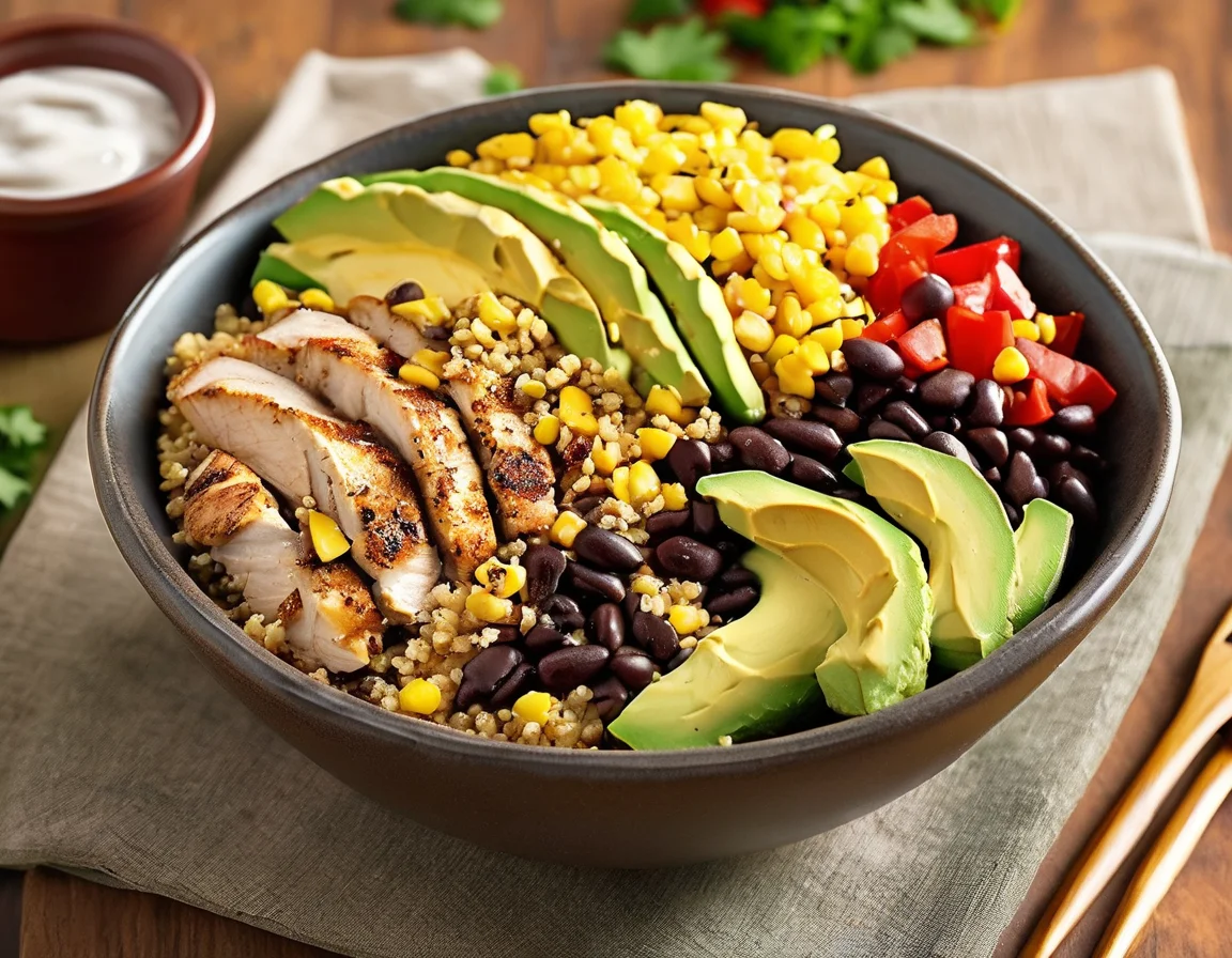 Pollo con Quinoa al Estilo Mediterráneo