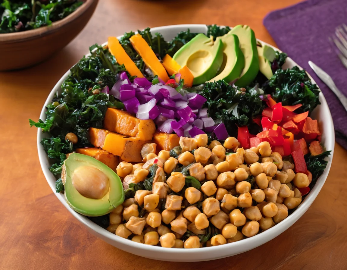 Bol de Poder de Pavo y Garbanzos del Suroeste