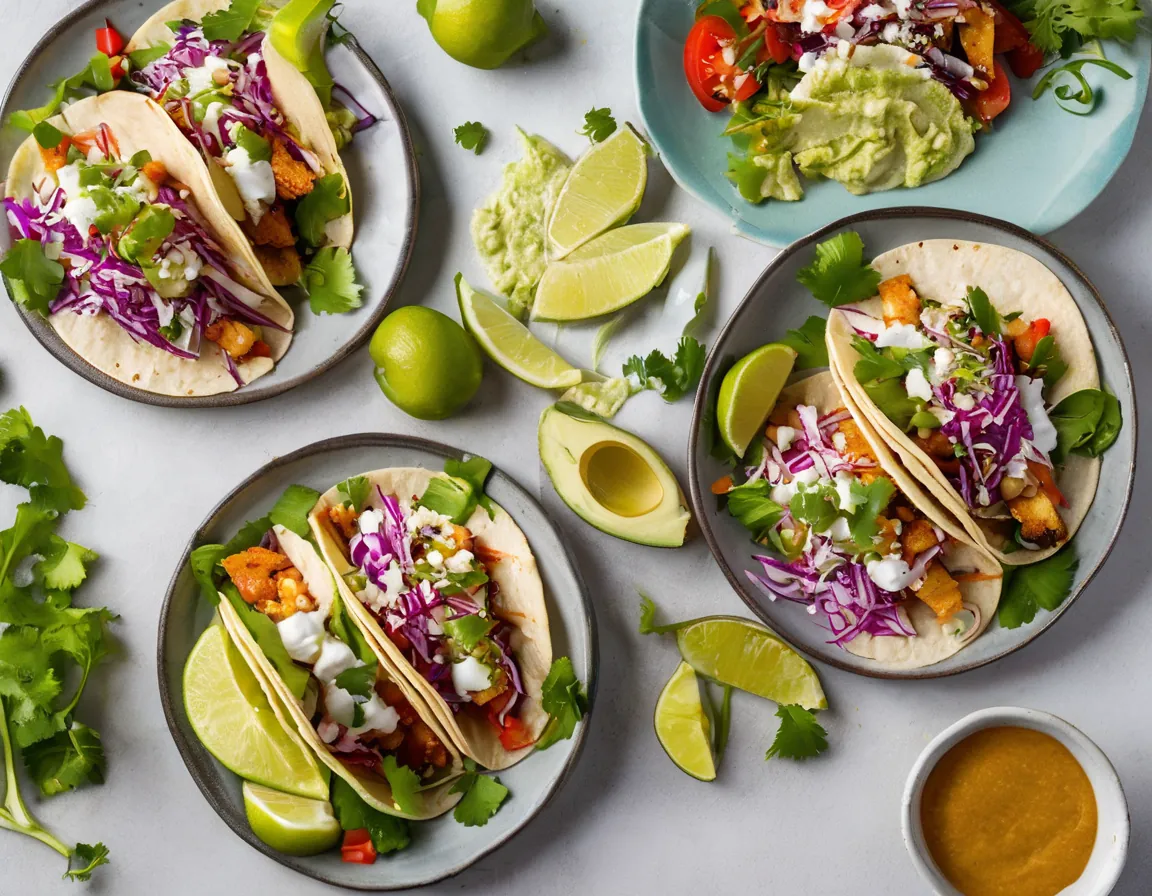 Tacos de Pescado con Ensalada de Maíz Low-FODMAP