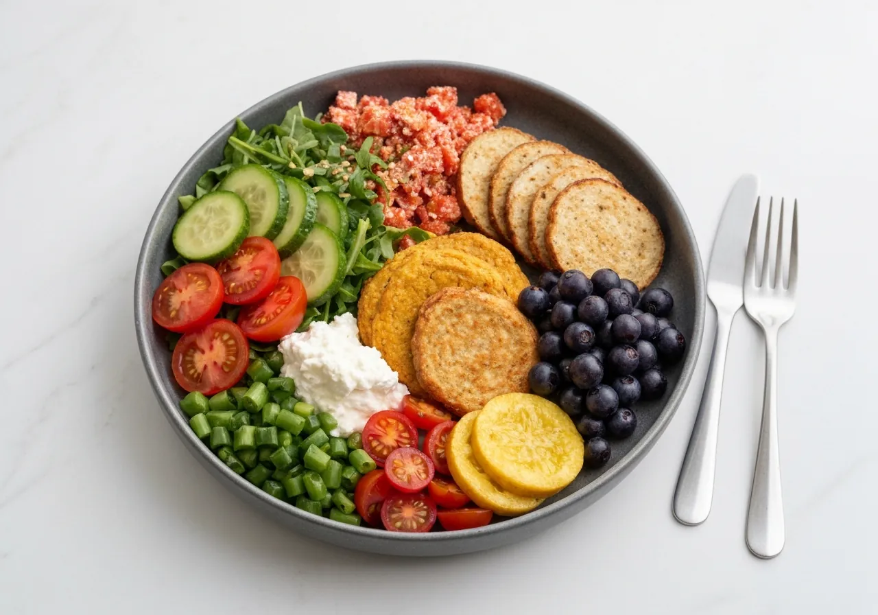 Tortilla de Espinacas y Pimientos con Huevos