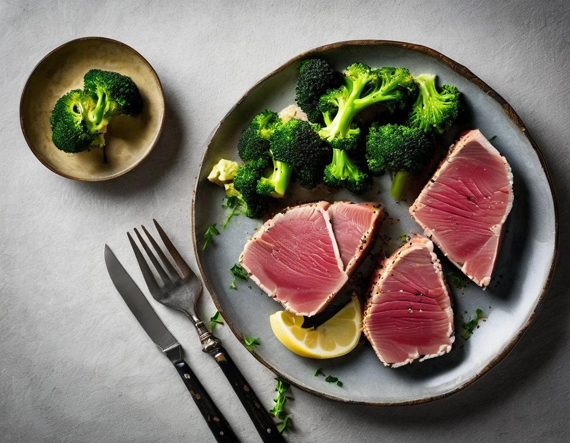 Atún a la Provenzal con Brócoli al Limón