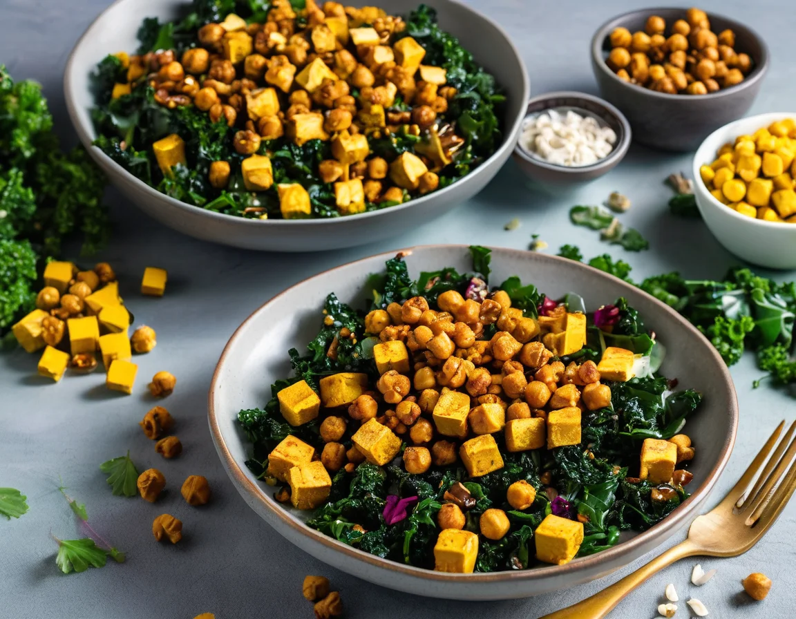 Tofu con Garbanzos al Estilo Mediterráneo Antiinflamatorio