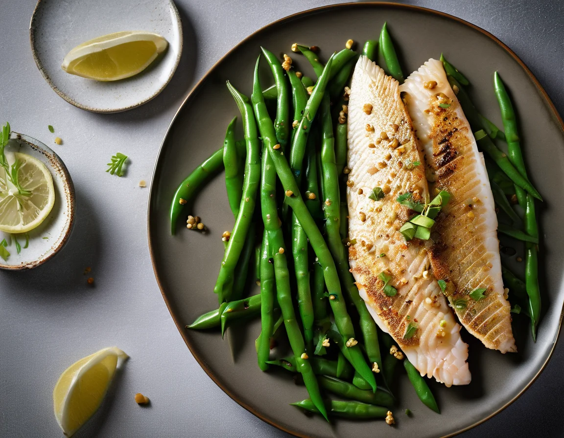 Filete de Tilapia con Vatapá de Judías Verdes